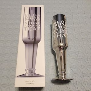 Handcrafted fine art glass cup